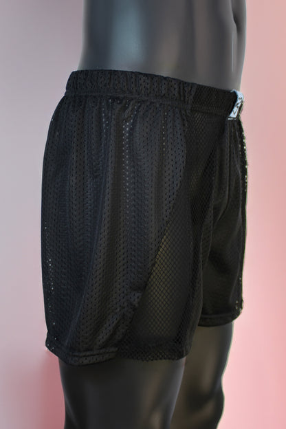 BOXERSHORT BLACK MESH