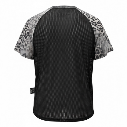 T-shirt Black mesh with Panter