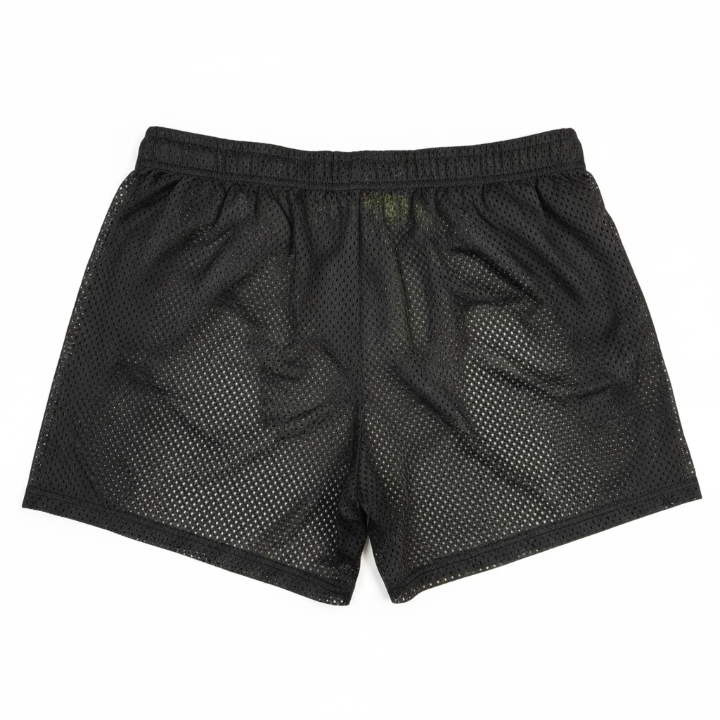 Boxershort Black mesh with Panter