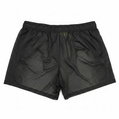 Boxershort Black mesh with Panter