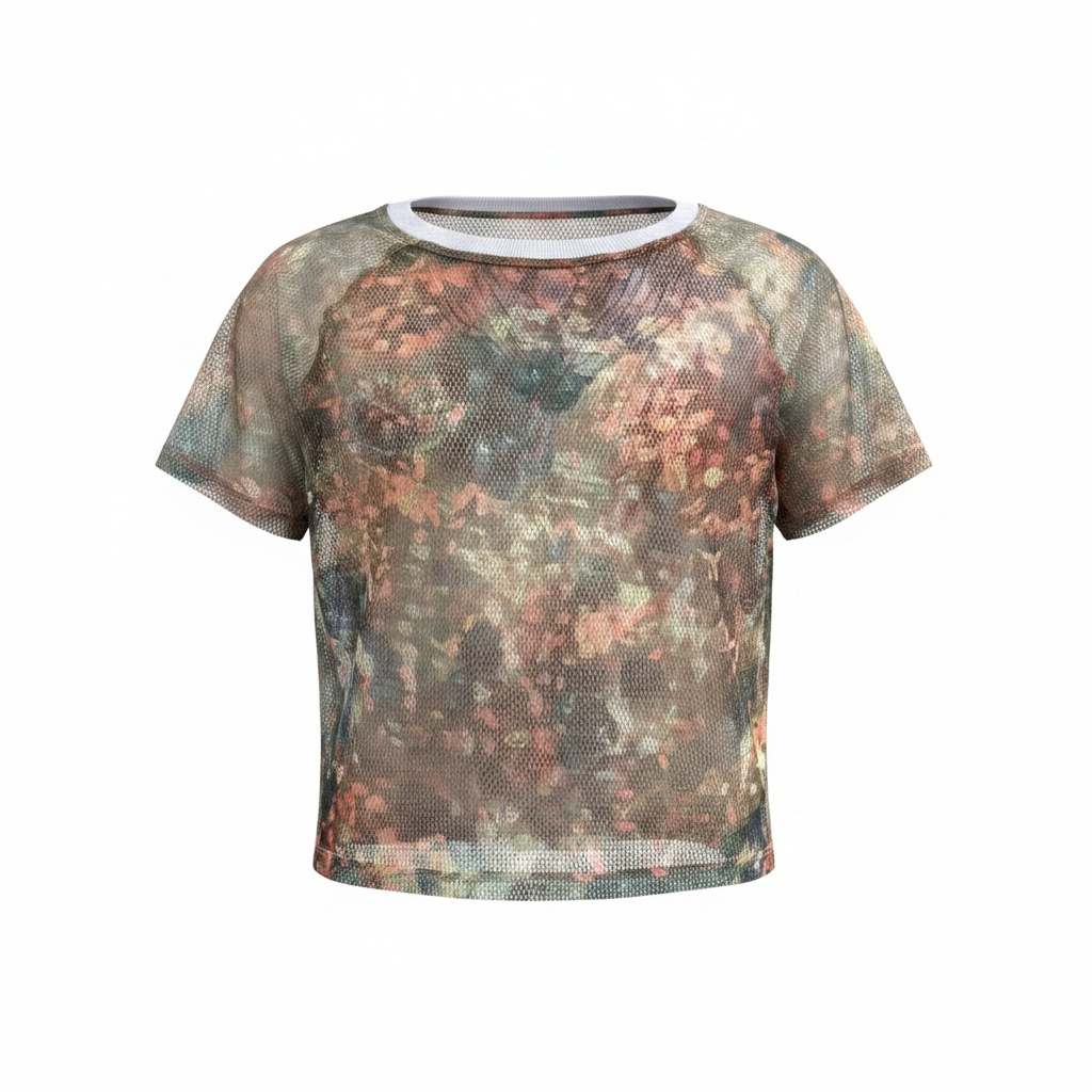 T-shirt Multicolour army